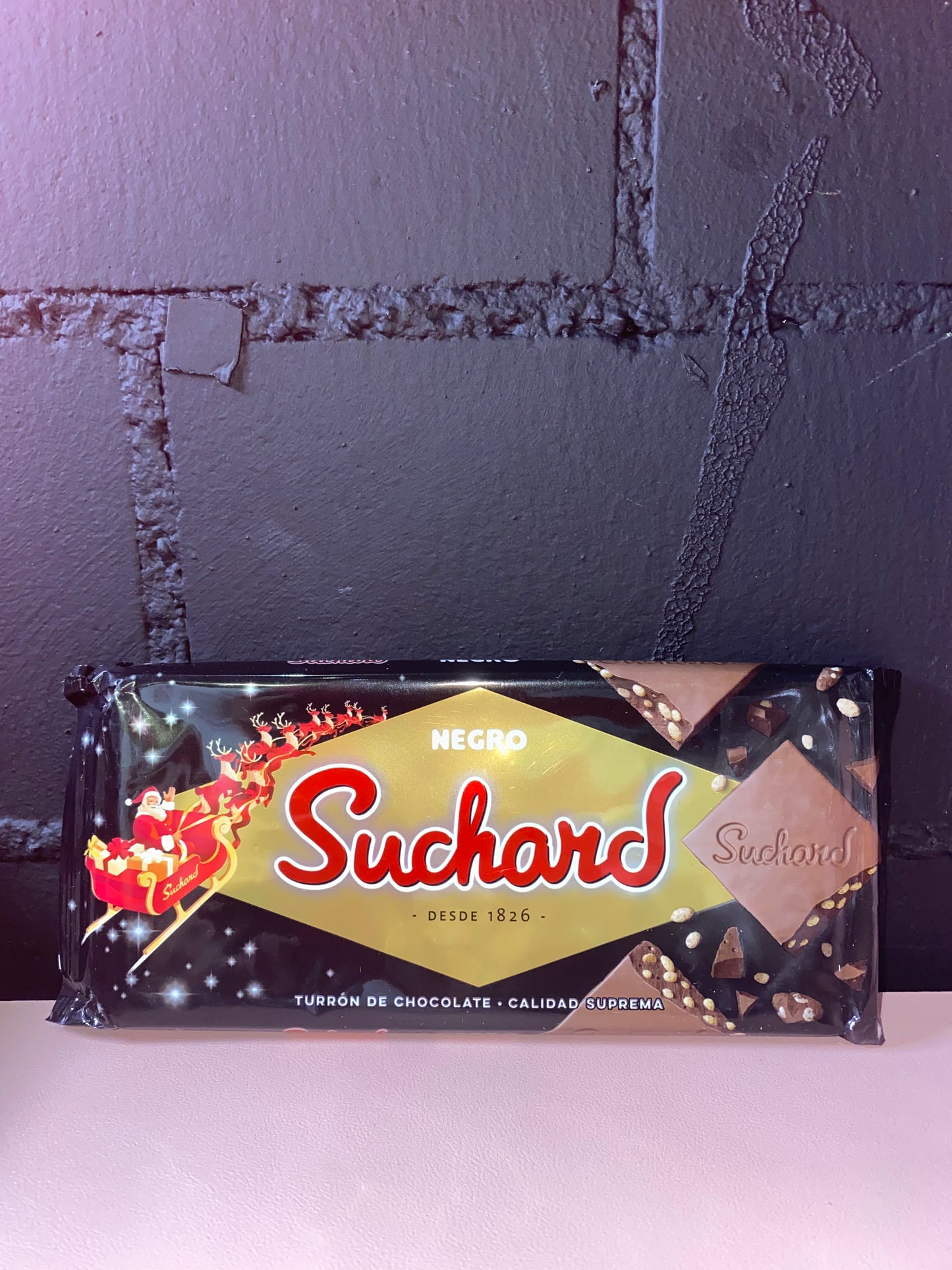 Suchard schwarze Schokolade mit Puffreis 230g