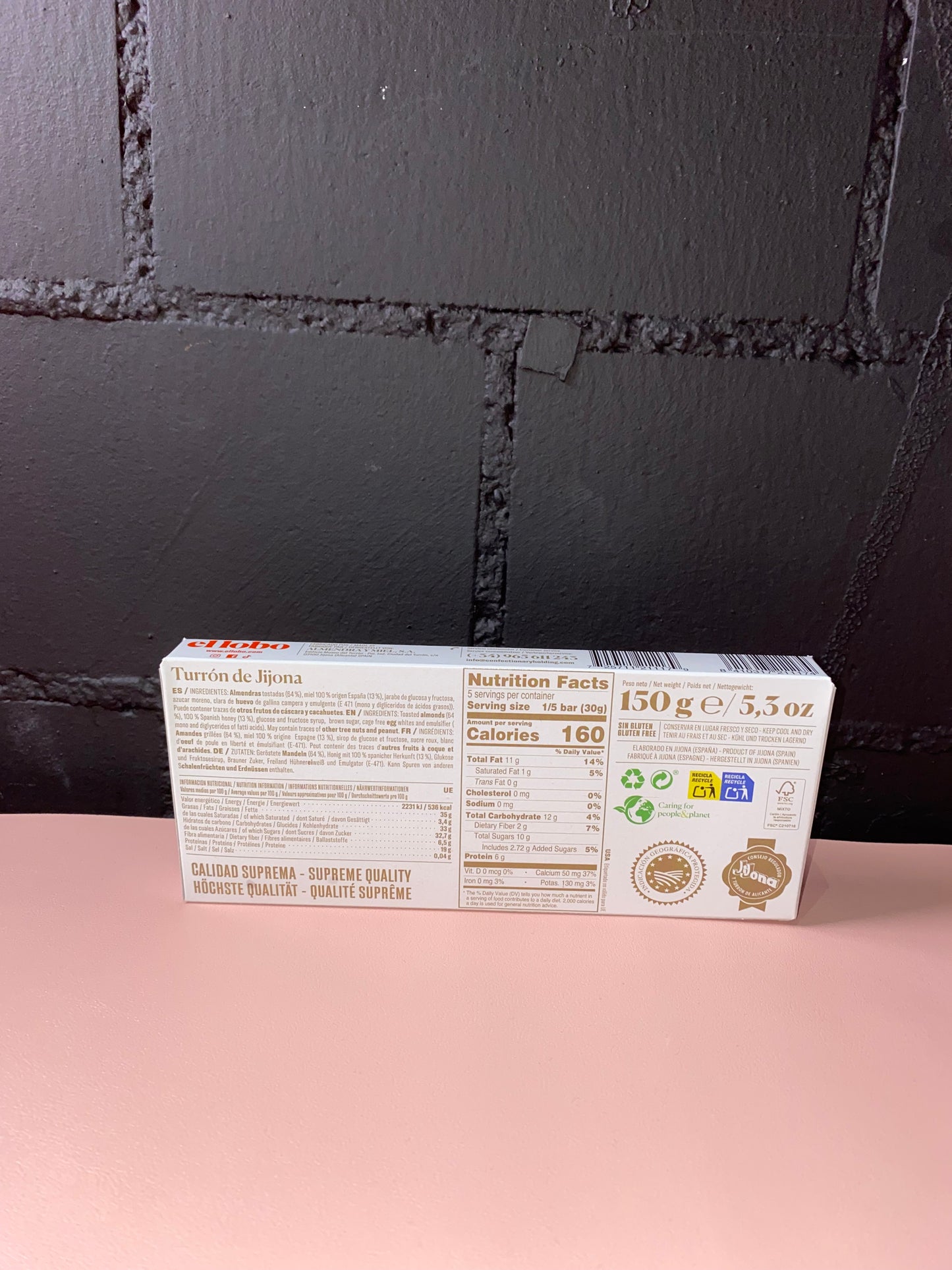 Weicher Mandel Turron