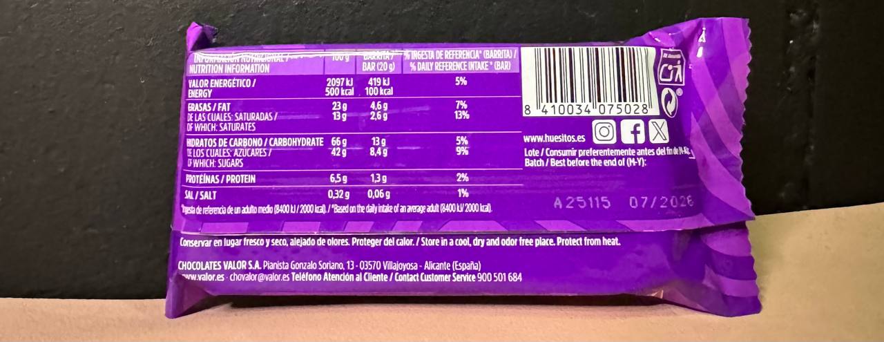 Schokolade Waffel Riegel Huesitos 40g