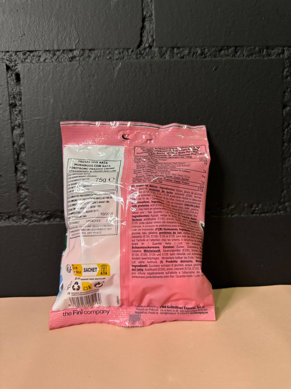 Fini Strawberry & Cream 75g