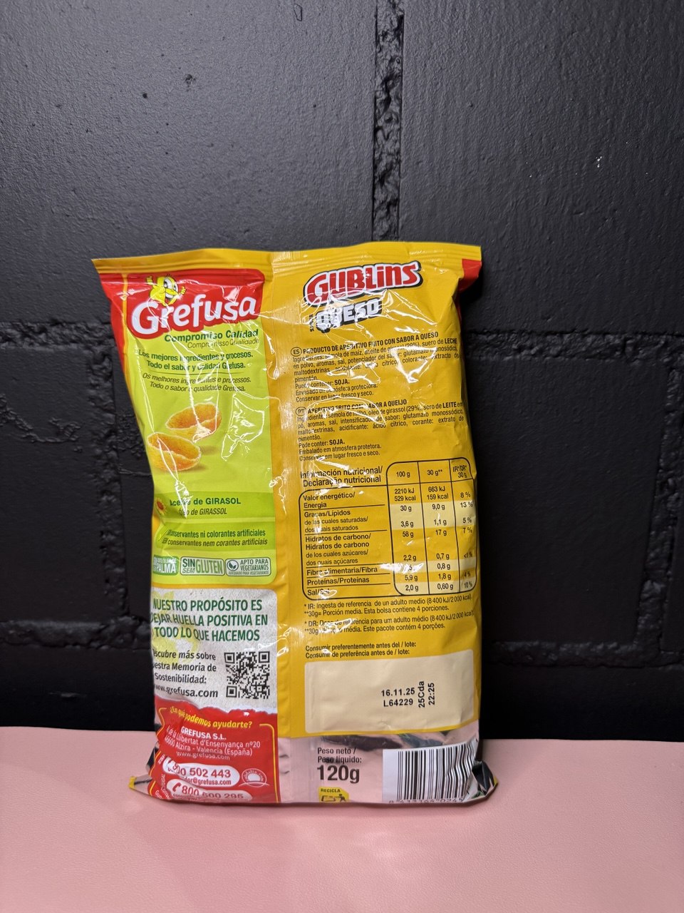 Grefusa Gublins Käse 120gr