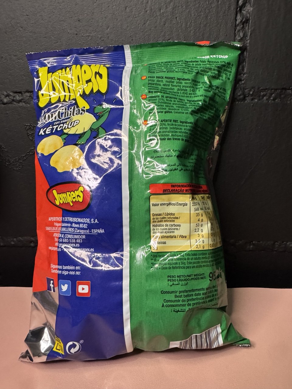 Jumpers Conchitas Ketchup 95gr