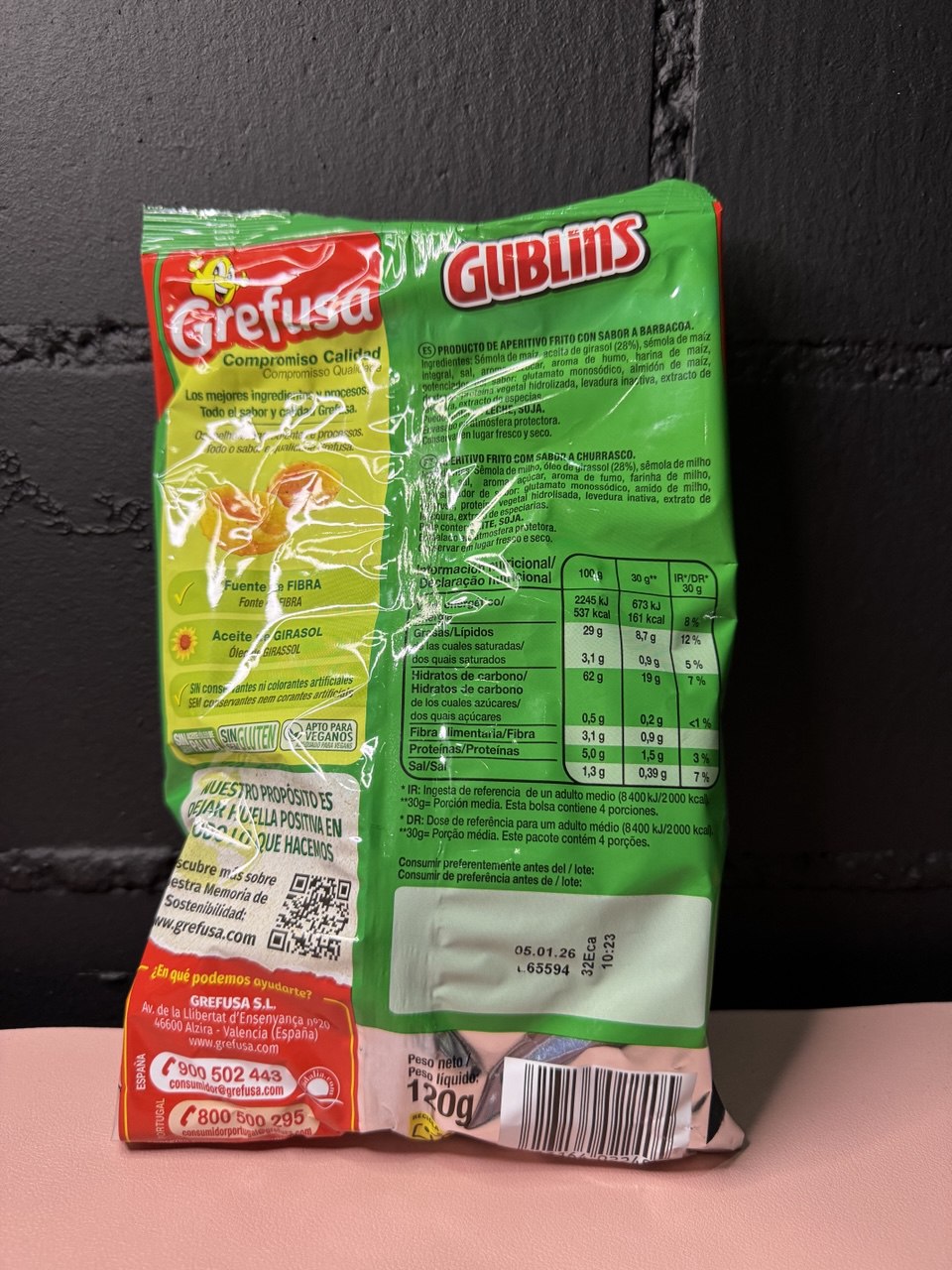 Grefusa Gublins Barbecue 120gr