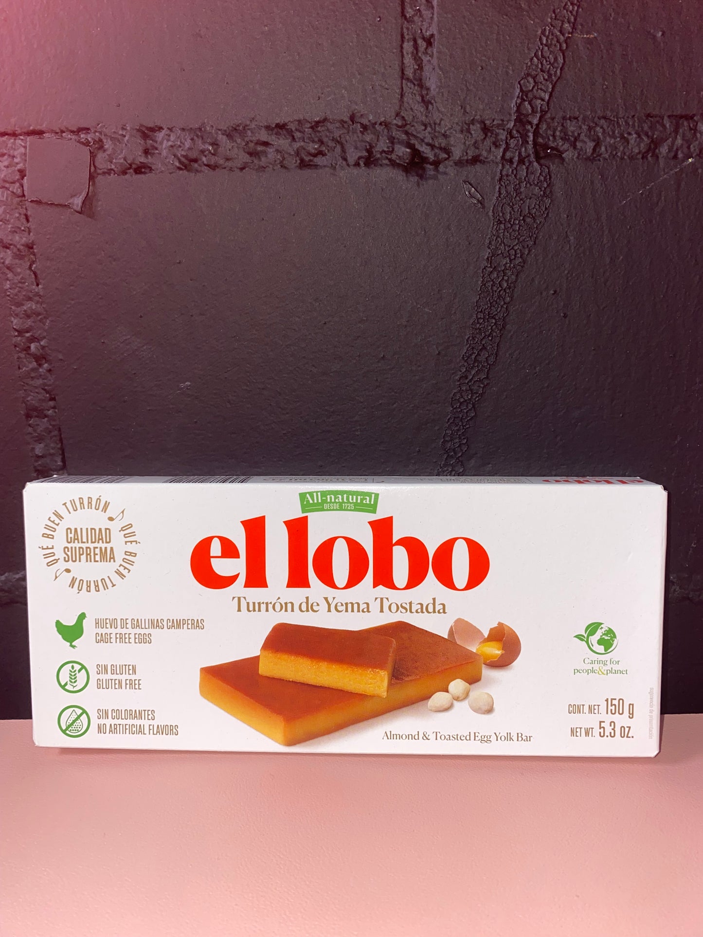 Turron geröstetes Eigelb-Nougat 150g