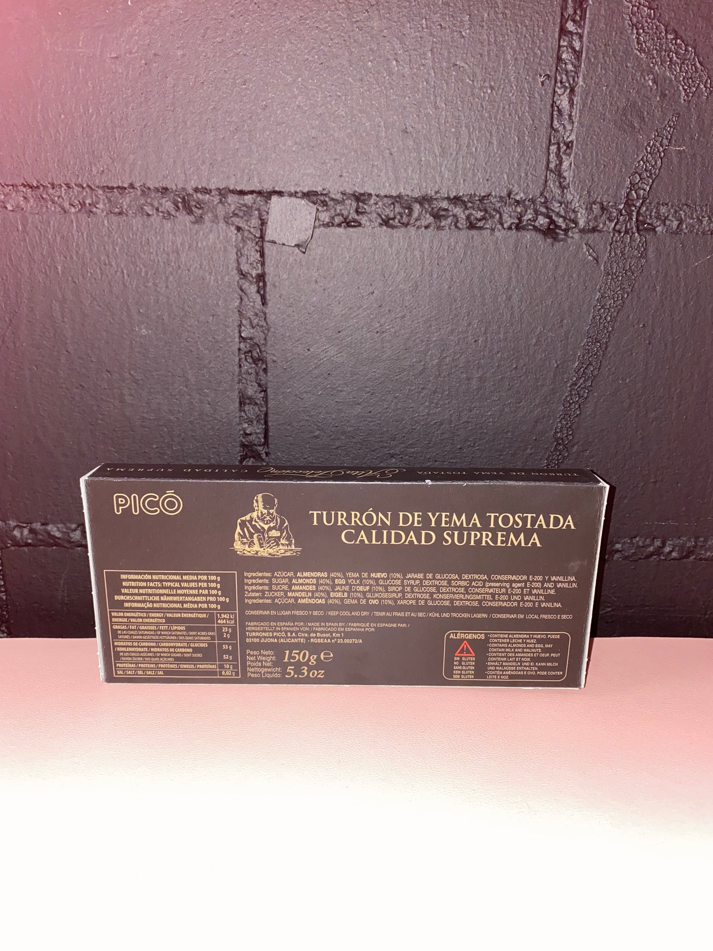 Weicher Turron gerösteter Eigelb 150gr