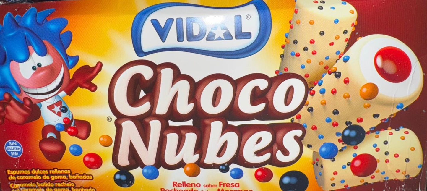 Schoko Wollken gefüllt mit Erdbeere Geschmack (Einheit)