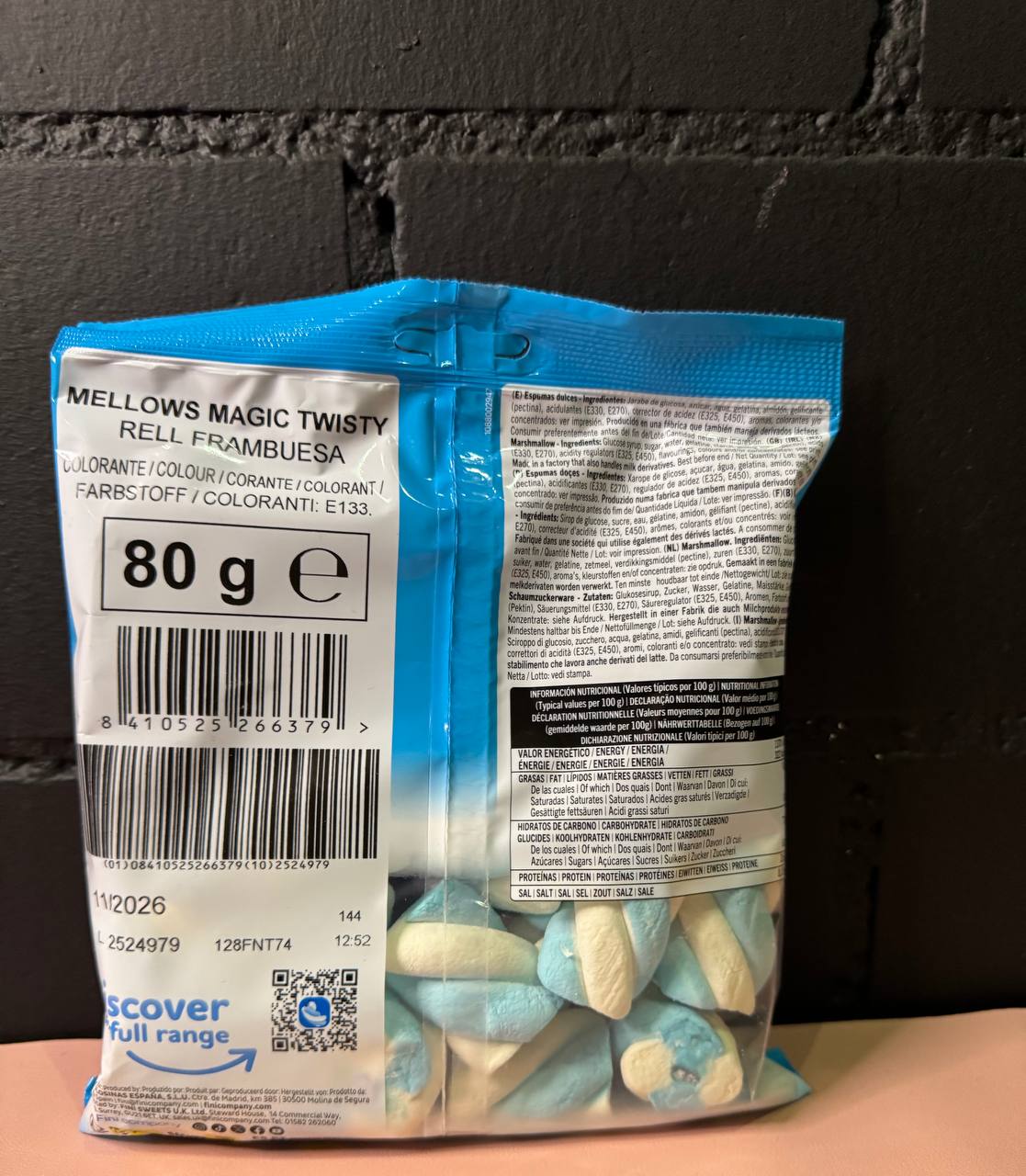 Fini Mellows Magic Twist  Blue gefüllt 90g